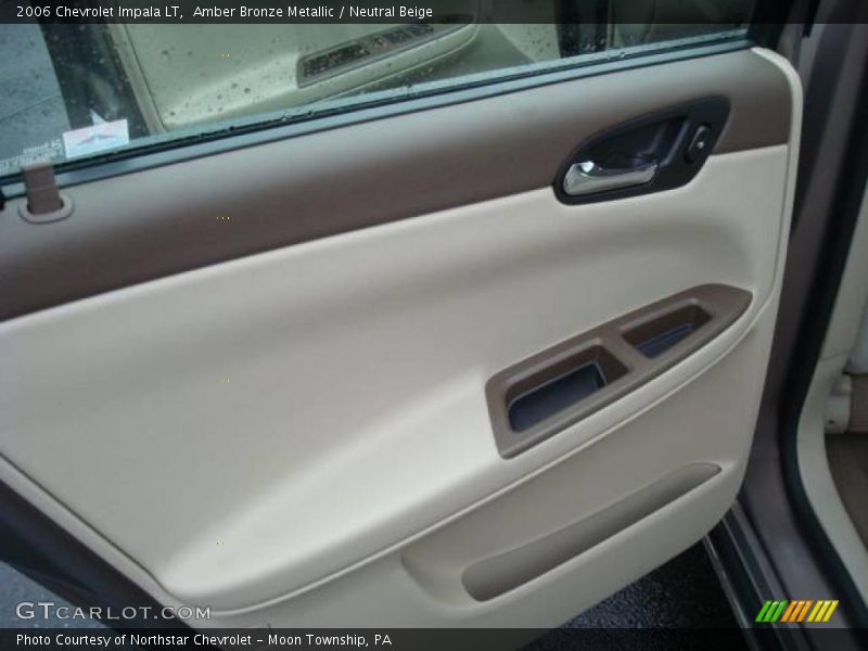 Amber Bronze Metallic / Neutral Beige 2006 Chevrolet Impala LT