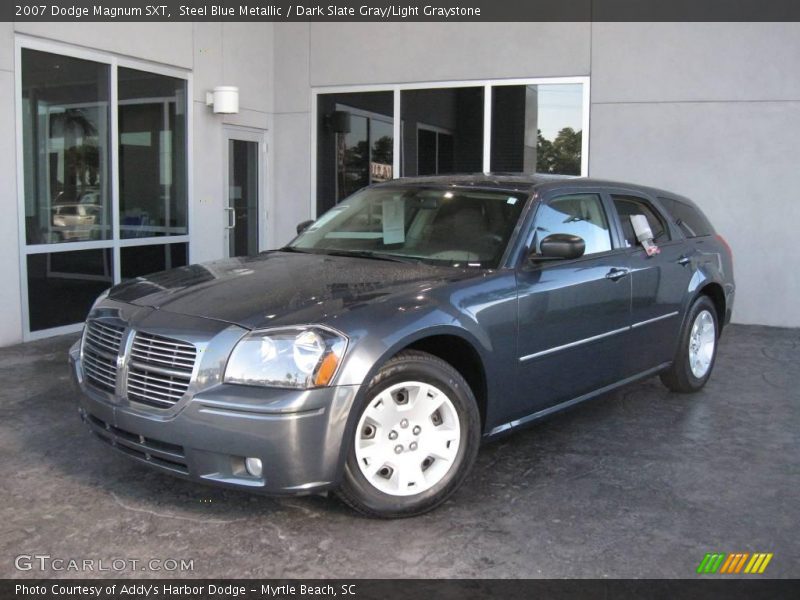 Steel Blue Metallic / Dark Slate Gray/Light Graystone 2007 Dodge Magnum SXT