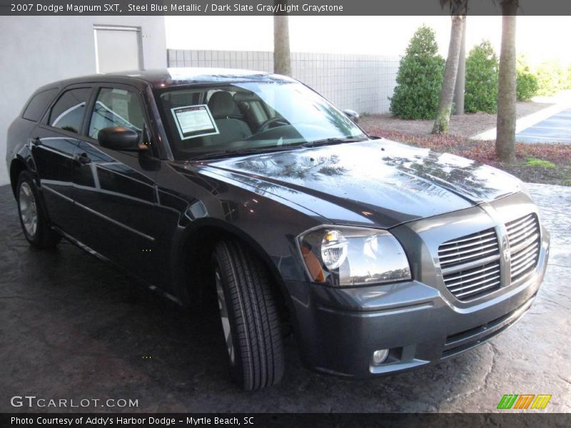 Steel Blue Metallic / Dark Slate Gray/Light Graystone 2007 Dodge Magnum SXT