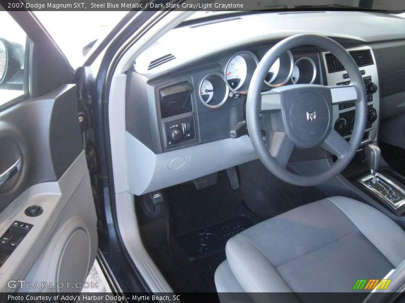 Steel Blue Metallic / Dark Slate Gray/Light Graystone 2007 Dodge Magnum SXT
