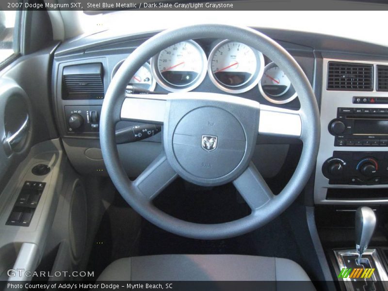 Steel Blue Metallic / Dark Slate Gray/Light Graystone 2007 Dodge Magnum SXT