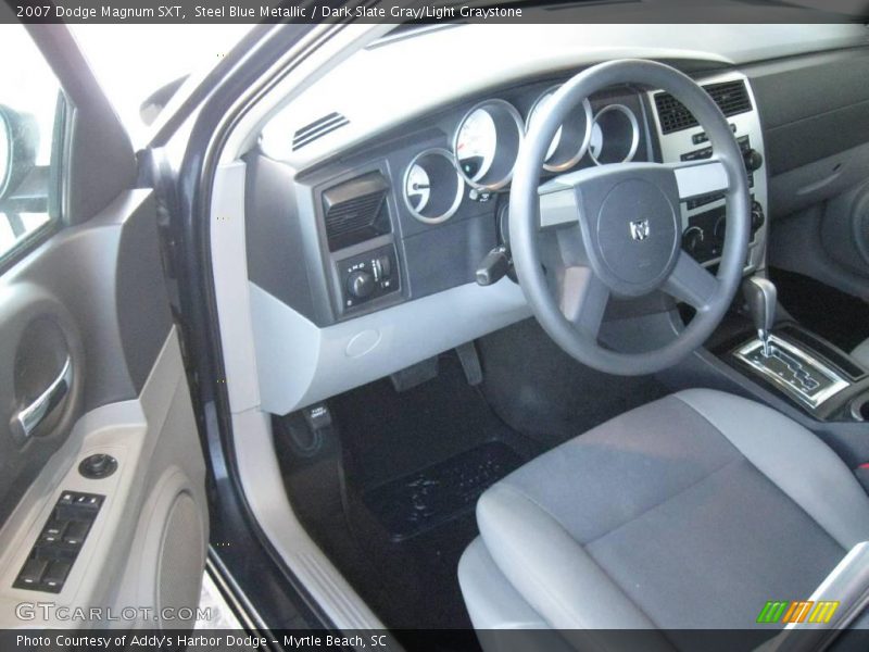 Steel Blue Metallic / Dark Slate Gray/Light Graystone 2007 Dodge Magnum SXT