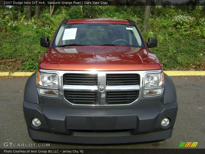 Sunburst Orange Pearl / Dark Slate Gray 2007 Dodge Nitro SXT 4x4
