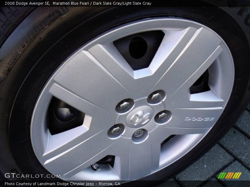 Marathon Blue Pearl / Dark Slate Gray/Light Slate Gray 2008 Dodge Avenger SE