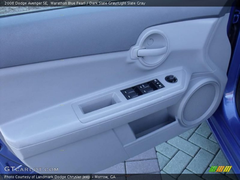 Marathon Blue Pearl / Dark Slate Gray/Light Slate Gray 2008 Dodge Avenger SE