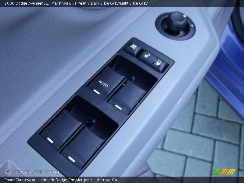 Marathon Blue Pearl / Dark Slate Gray/Light Slate Gray 2008 Dodge Avenger SE