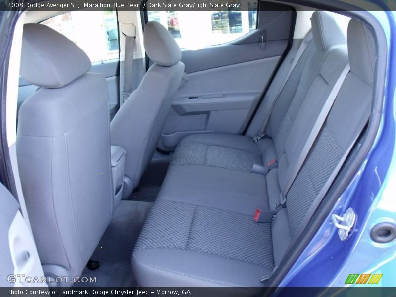 Marathon Blue Pearl / Dark Slate Gray/Light Slate Gray 2008 Dodge Avenger SE