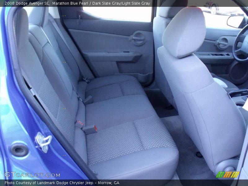 Marathon Blue Pearl / Dark Slate Gray/Light Slate Gray 2008 Dodge Avenger SE