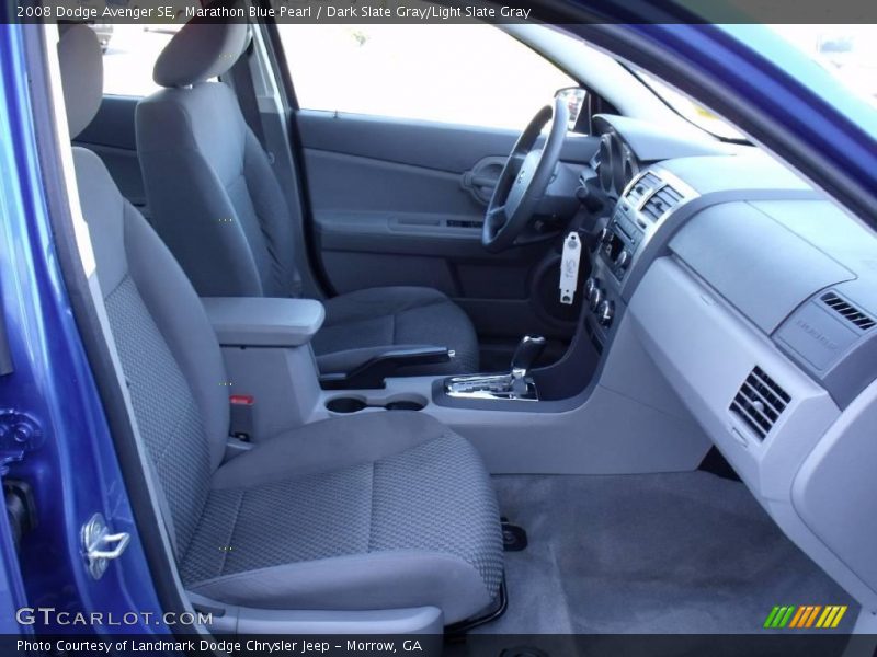 Marathon Blue Pearl / Dark Slate Gray/Light Slate Gray 2008 Dodge Avenger SE