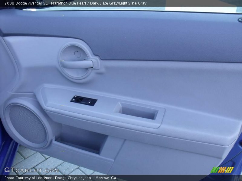 Marathon Blue Pearl / Dark Slate Gray/Light Slate Gray 2008 Dodge Avenger SE