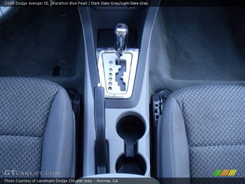 Marathon Blue Pearl / Dark Slate Gray/Light Slate Gray 2008 Dodge Avenger SE