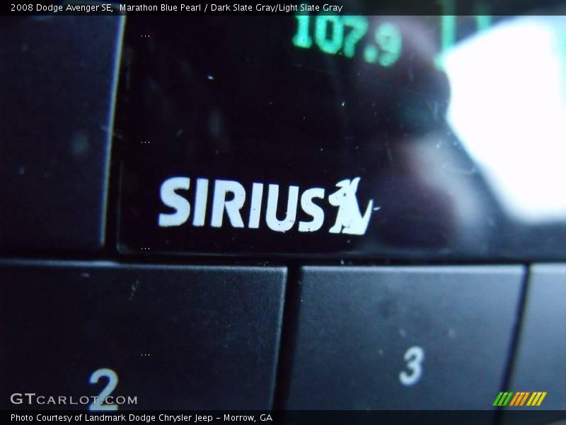 Marathon Blue Pearl / Dark Slate Gray/Light Slate Gray 2008 Dodge Avenger SE