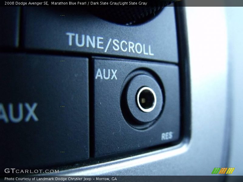 Marathon Blue Pearl / Dark Slate Gray/Light Slate Gray 2008 Dodge Avenger SE