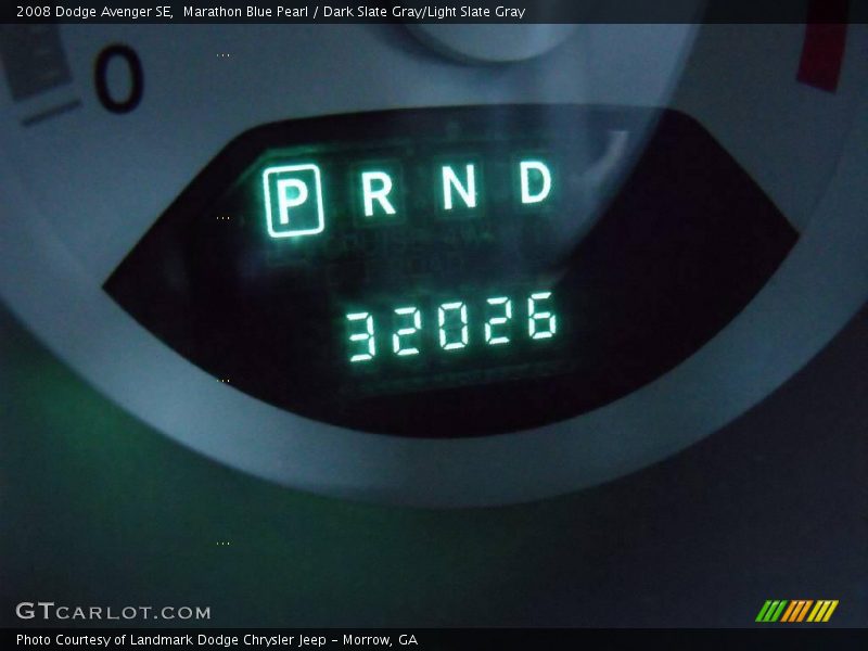 Marathon Blue Pearl / Dark Slate Gray/Light Slate Gray 2008 Dodge Avenger SE