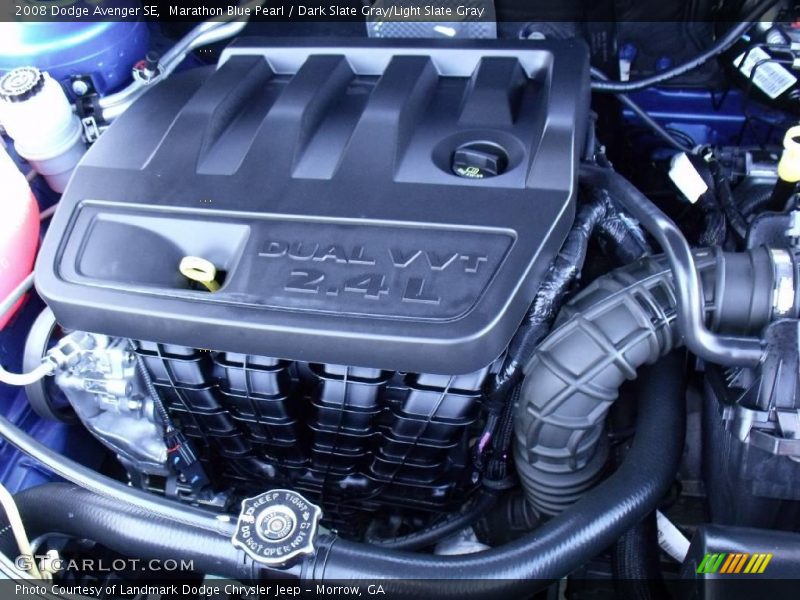 Marathon Blue Pearl / Dark Slate Gray/Light Slate Gray 2008 Dodge Avenger SE