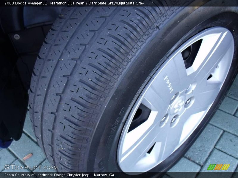 Marathon Blue Pearl / Dark Slate Gray/Light Slate Gray 2008 Dodge Avenger SE