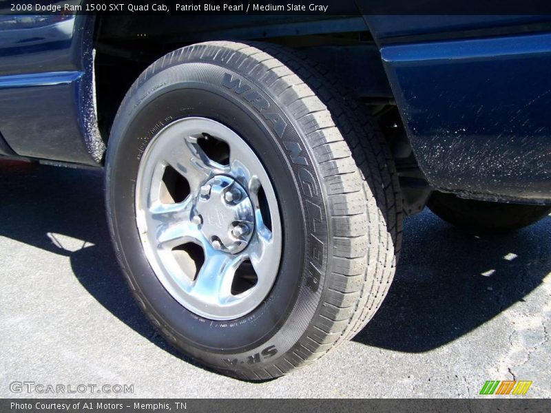 Patriot Blue Pearl / Medium Slate Gray 2008 Dodge Ram 1500 SXT Quad Cab
