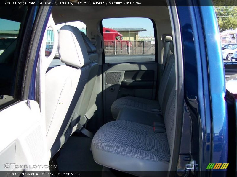 Patriot Blue Pearl / Medium Slate Gray 2008 Dodge Ram 1500 SXT Quad Cab