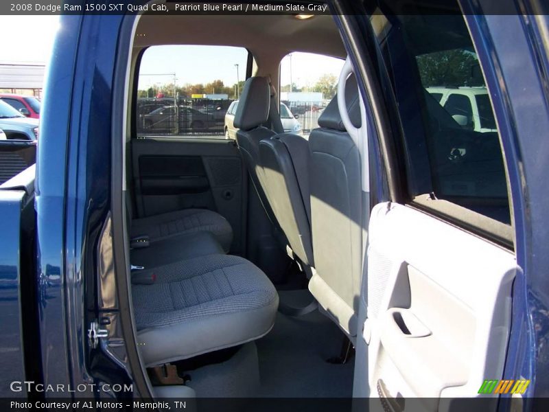 Patriot Blue Pearl / Medium Slate Gray 2008 Dodge Ram 1500 SXT Quad Cab