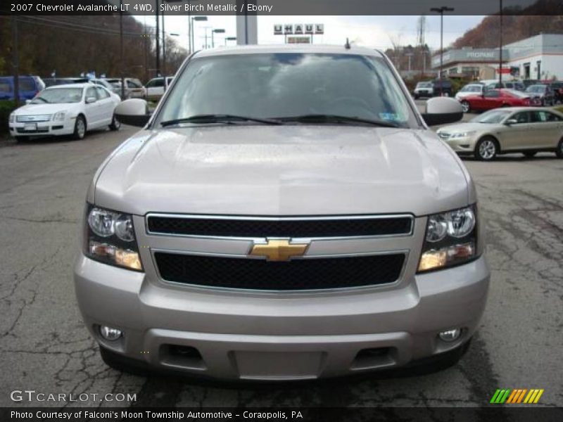 Silver Birch Metallic / Ebony 2007 Chevrolet Avalanche LT 4WD