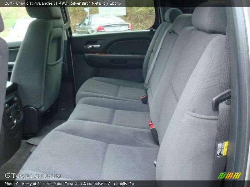 Silver Birch Metallic / Ebony 2007 Chevrolet Avalanche LT 4WD