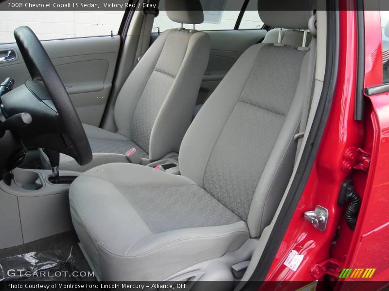 Victory Red / Gray 2008 Chevrolet Cobalt LS Sedan