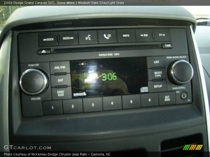Stone White / Medium Slate Gray/Light Shale 2009 Dodge Grand Caravan SXT