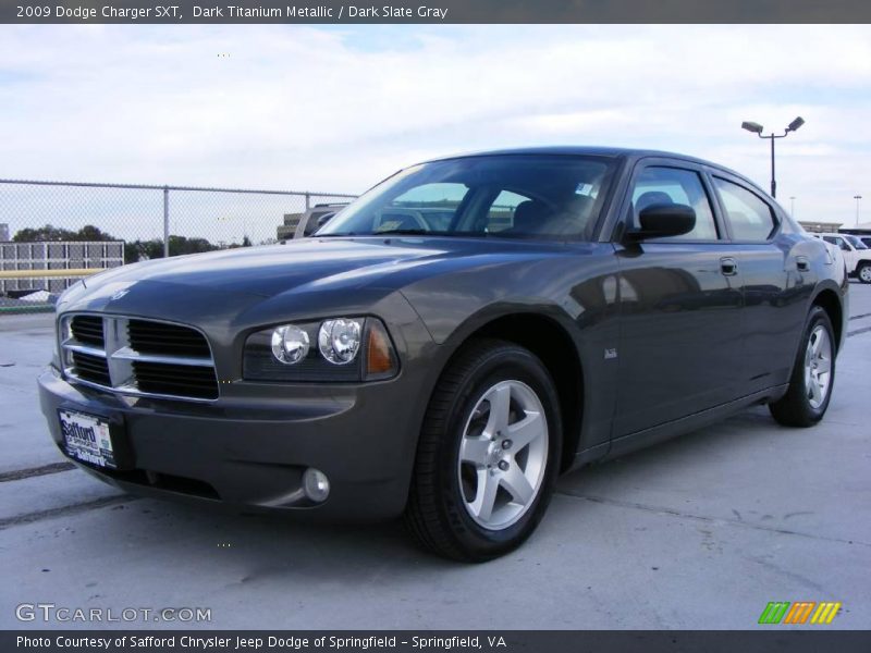 Dark Titanium Metallic / Dark Slate Gray 2009 Dodge Charger SXT