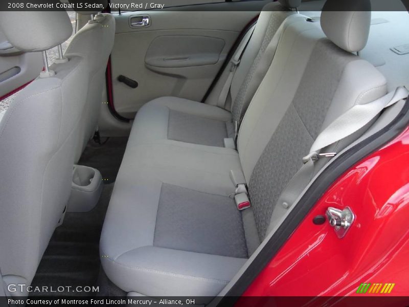 Victory Red / Gray 2008 Chevrolet Cobalt LS Sedan