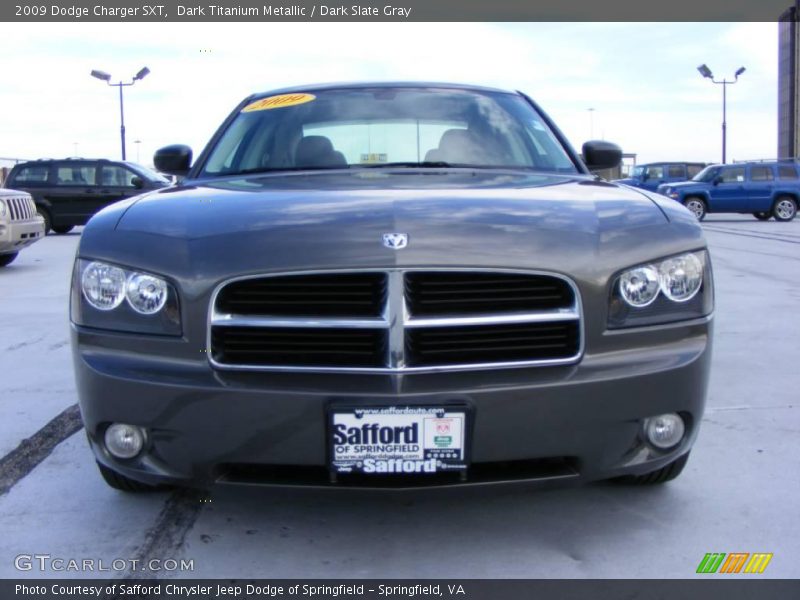 Dark Titanium Metallic / Dark Slate Gray 2009 Dodge Charger SXT