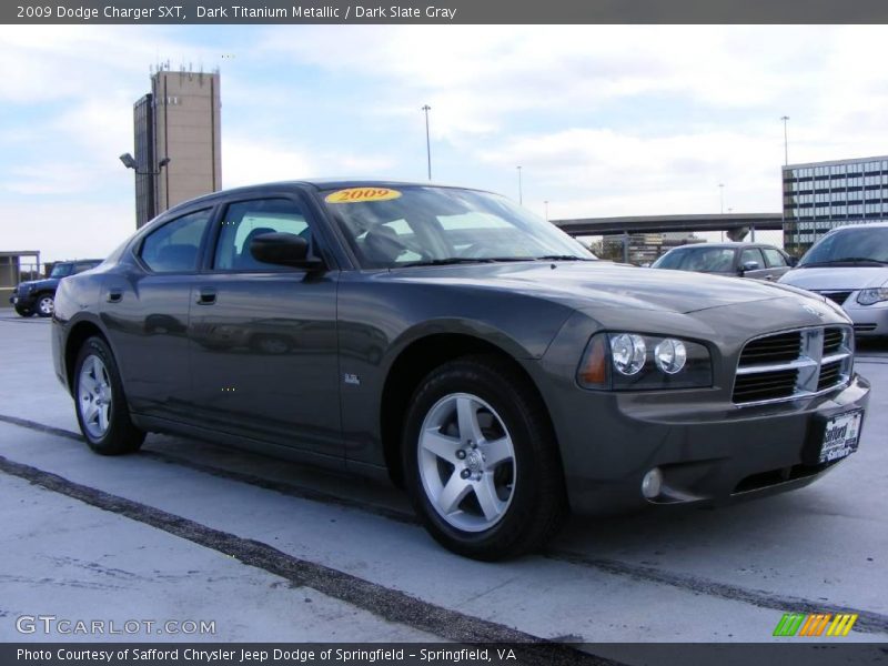 Dark Titanium Metallic / Dark Slate Gray 2009 Dodge Charger SXT