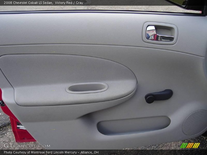 Victory Red / Gray 2008 Chevrolet Cobalt LS Sedan