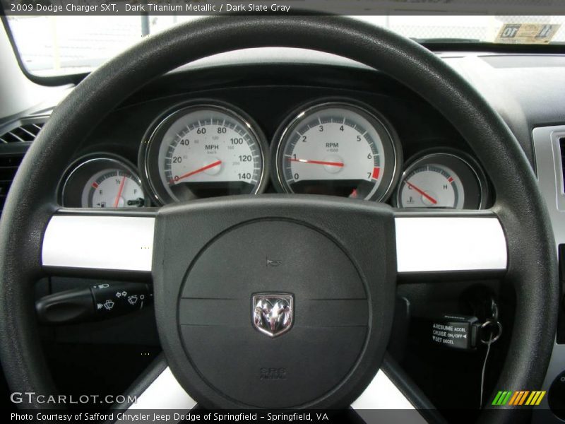 Dark Titanium Metallic / Dark Slate Gray 2009 Dodge Charger SXT
