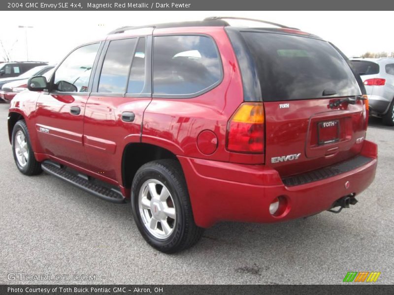 Magnetic Red Metallic / Dark Pewter 2004 GMC Envoy SLE 4x4