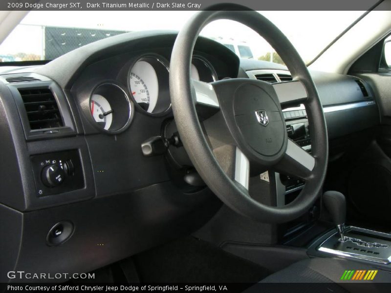 Dark Titanium Metallic / Dark Slate Gray 2009 Dodge Charger SXT