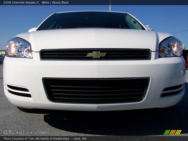 White / Ebony Black 2008 Chevrolet Impala LT
