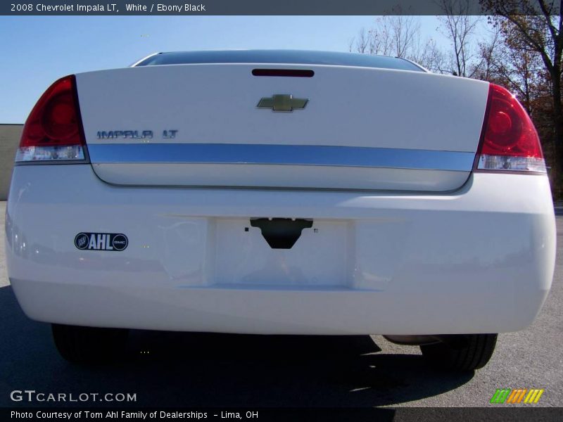 White / Ebony Black 2008 Chevrolet Impala LT