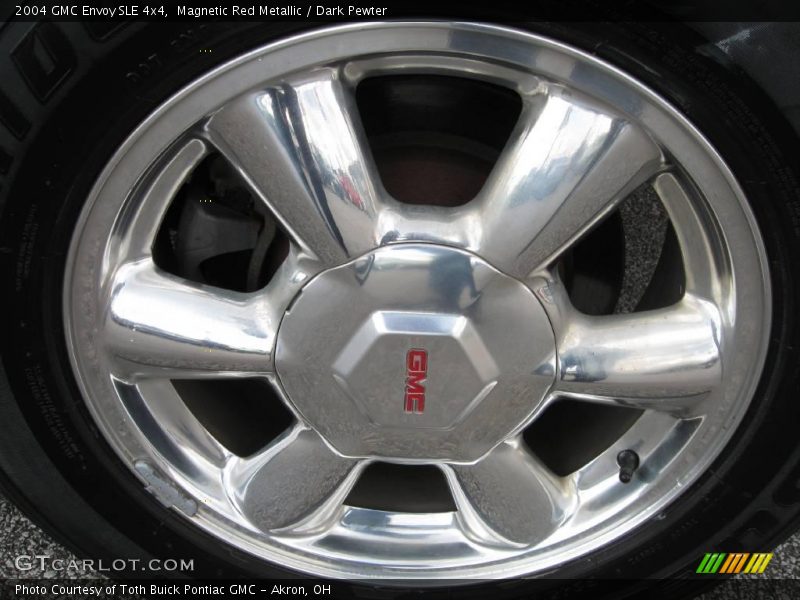 Magnetic Red Metallic / Dark Pewter 2004 GMC Envoy SLE 4x4