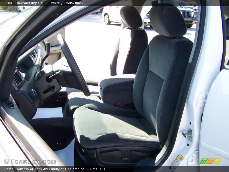 White / Ebony Black 2008 Chevrolet Impala LT