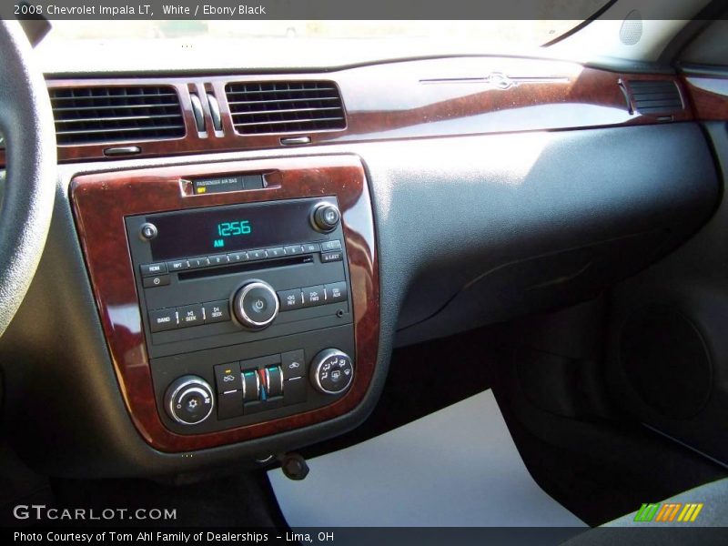 White / Ebony Black 2008 Chevrolet Impala LT