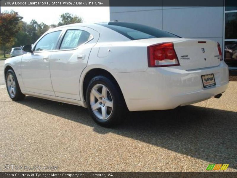 Stone White / Dark Slate Gray 2009 Dodge Charger SXT