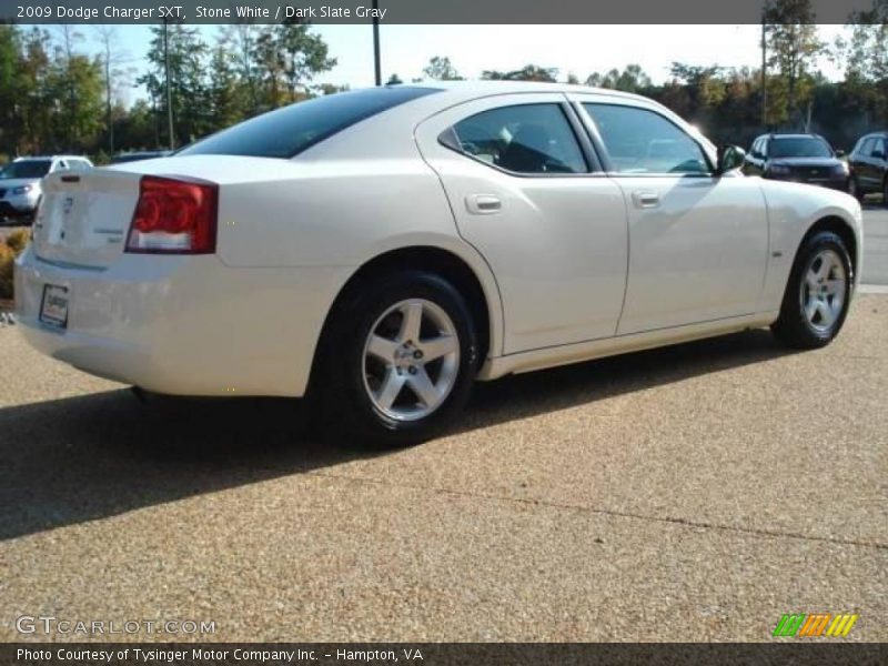 Stone White / Dark Slate Gray 2009 Dodge Charger SXT