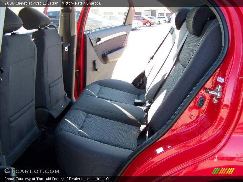 Victory Red / Charcoal 2008 Chevrolet Aveo LS Sedan