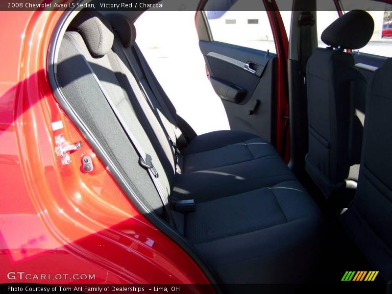Victory Red / Charcoal 2008 Chevrolet Aveo LS Sedan