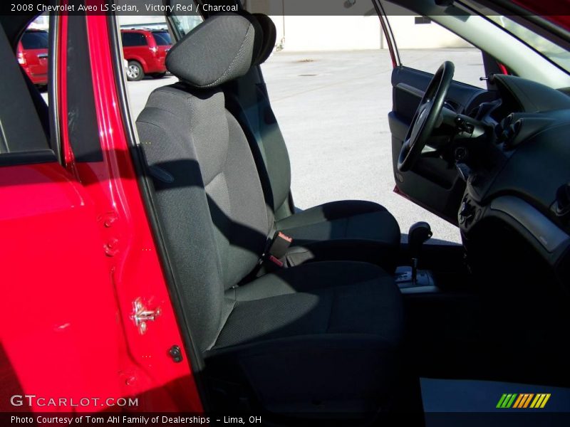 Victory Red / Charcoal 2008 Chevrolet Aveo LS Sedan