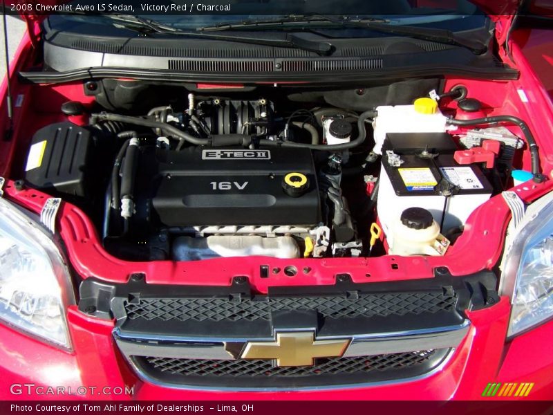 Victory Red / Charcoal 2008 Chevrolet Aveo LS Sedan