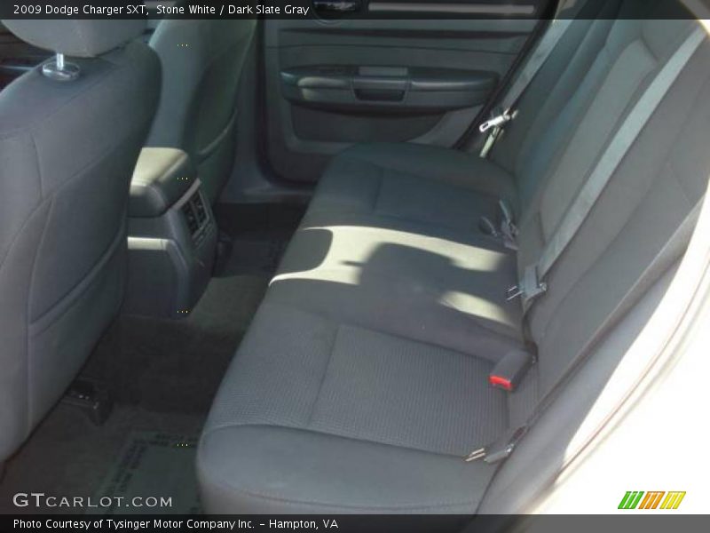 Stone White / Dark Slate Gray 2009 Dodge Charger SXT