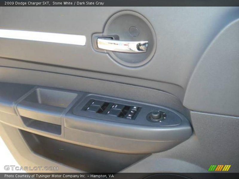 Stone White / Dark Slate Gray 2009 Dodge Charger SXT
