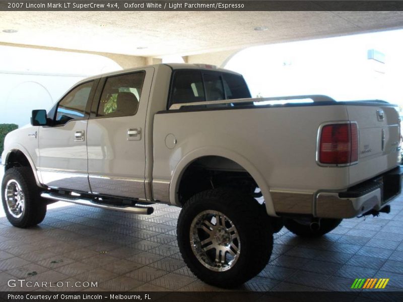 Oxford White / Light Parchment/Espresso 2007 Lincoln Mark LT SuperCrew 4x4