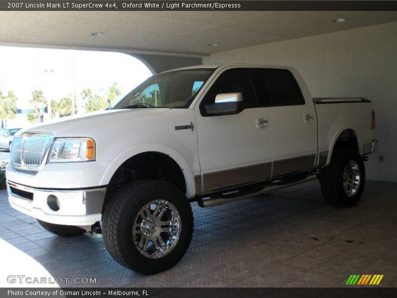 Oxford White / Light Parchment/Espresso 2007 Lincoln Mark LT SuperCrew 4x4
